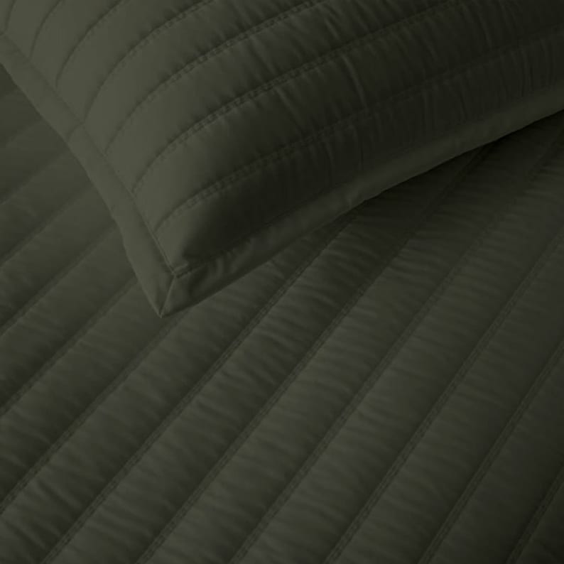 Channel stitch - Pure Cotton Sateen Quilt Sets-2