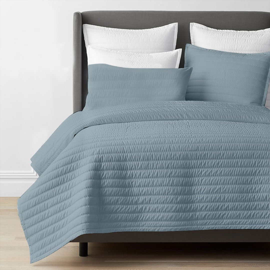 Channel stitch - Pure Cotton Sateen Quilt Sets-8